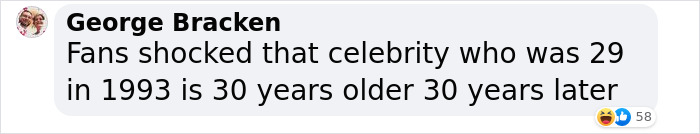 Fans react with humor about Brad Pitt’s age progression over 30 years in a viral post. Fans react with humor about Brad Pitt’s age progression over 30 years in a viral post.