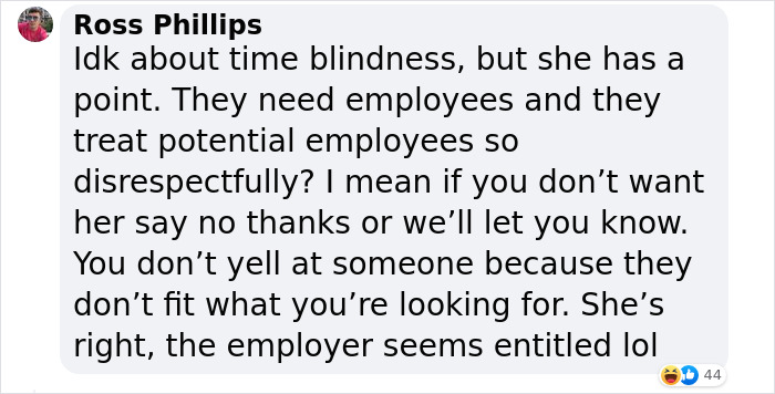 Woman Who Struggles With Time Blindness In Tears After Being Yelled At A Job Interview Woman Who Struggles With Time Blindness In Tears After Being Yelled At A Job Interview