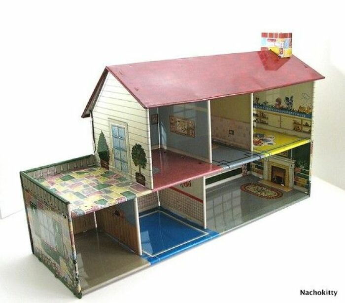 Wow! I Remember This Doll House With Some Furniture. I Loved It