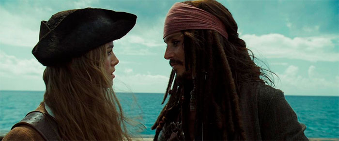Jack Sparrow and Elizabeth
