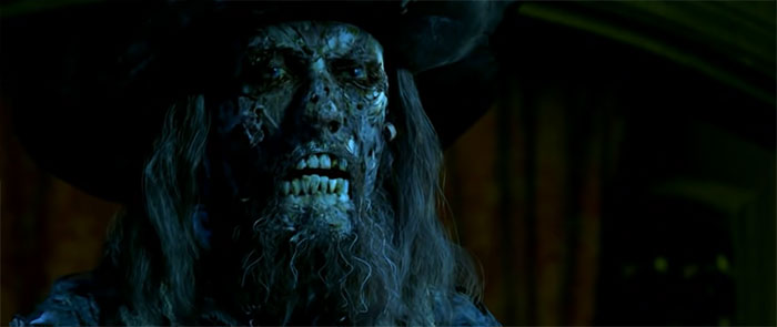 Hector Barbossa staring at something 