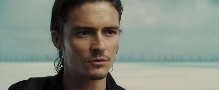 Will Turner looking into distance 