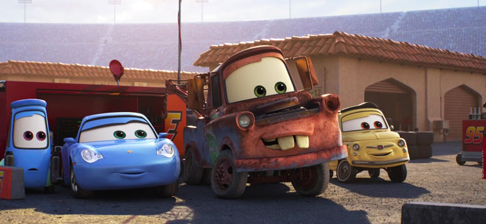 Sally Carrera together with her friends