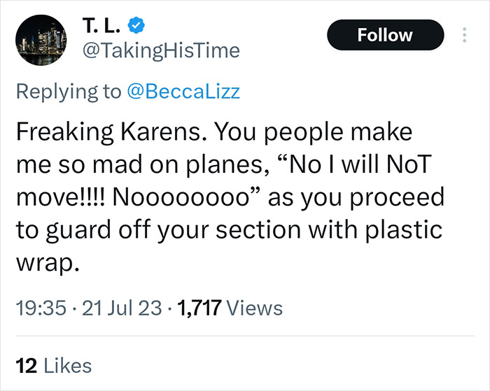 "My Life Is Not Expendable For Your Own Convenience": Woman's Unwilling To Swap Seats With Moms "My Life Is Not Expendable For Your Own Convenience": Woman's Unwilling To Swap Seats With Moms