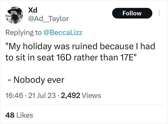 "My Life Is Not Expendable For Your Own Convenience": Woman's Unwilling To Swap Seats With Moms "My Life Is Not Expendable For Your Own Convenience": Woman's Unwilling To Swap Seats With Moms