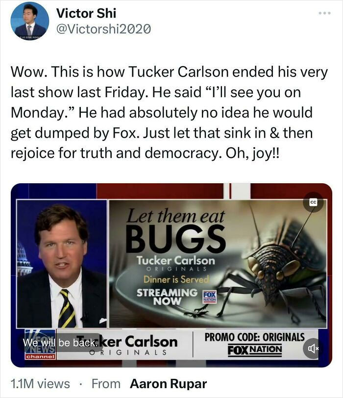 See Ya Tucker. Don’t Let The Door Hit You On The Way Out