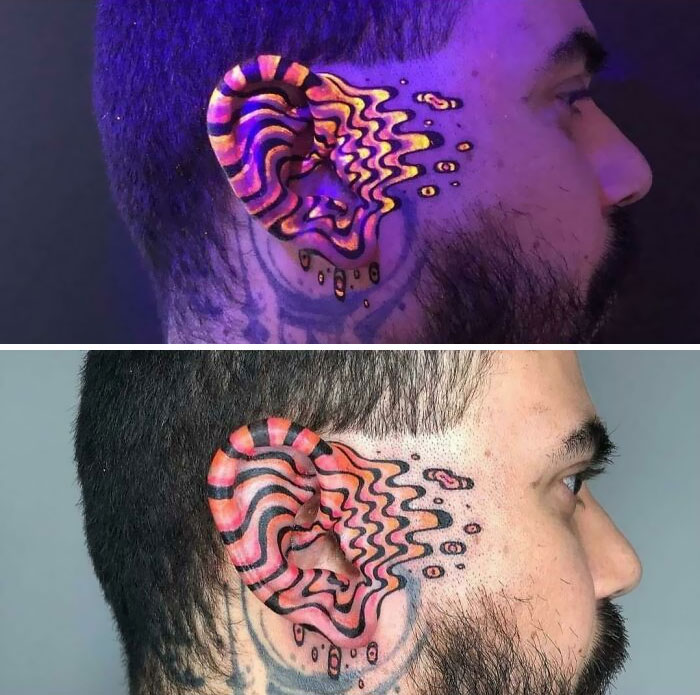 It's Tough To Find A Good Face Tattoo But This One Is Especially Awful