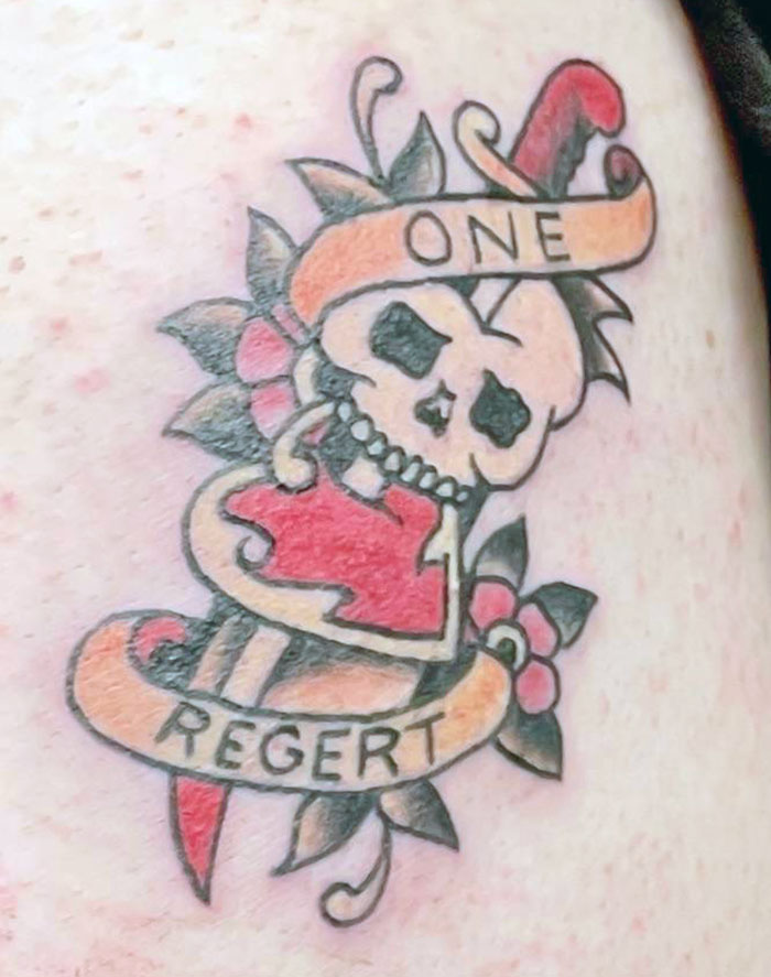 My Buddy Got A Tattoo Of His Only Regret