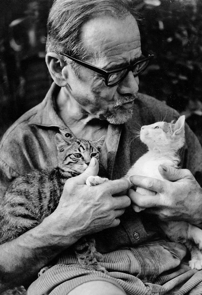 My Great Grandfather In The 1950s, Who Like Me Loved Cats