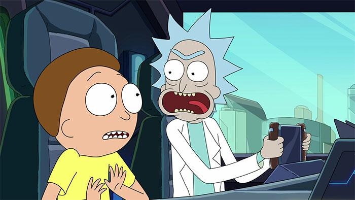 Rick and Morty arguing
