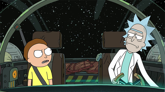 Rick and Morty arguing
