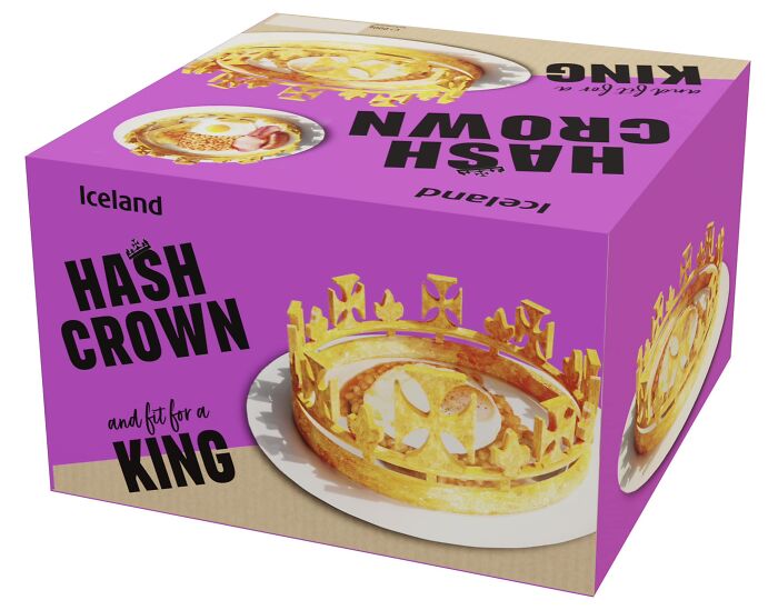 Celand Is Selling Life-Size And Wearable Hash Brown Crowns For £2, To Celebrate King Charles' Coronation... Of Course They Are