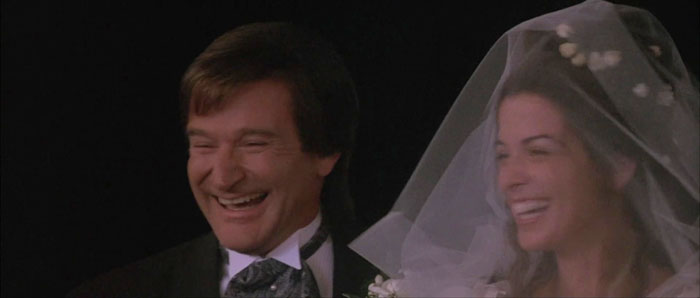 Robin Williams getting married in what dreams may come
