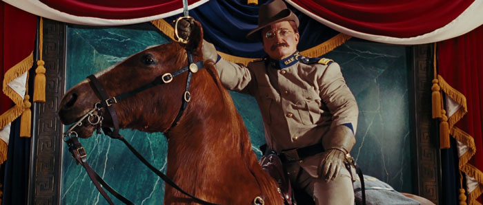 Robin williams on a horse from night at a museum