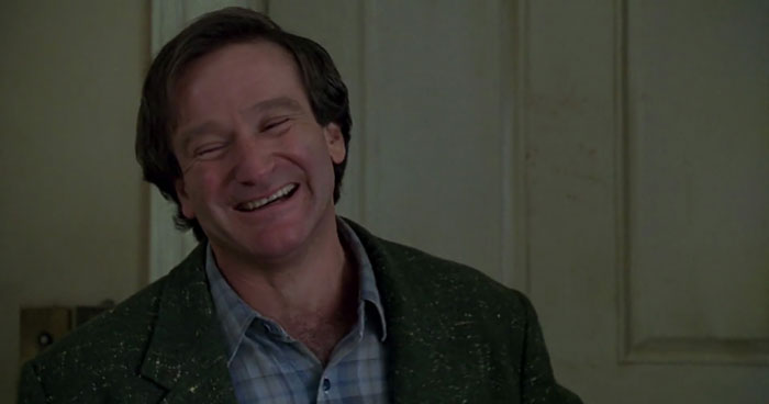 robin williams smiling in jumanji