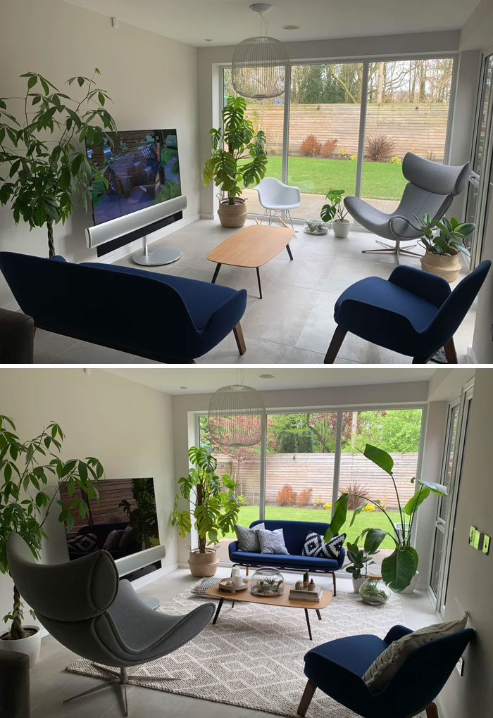 Before/After. Thank You For The Rug Suggestion