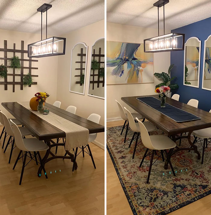 Final Update! I Used Your Advice To Re-Decorate My Dining Room! More Pictures Linked In The Comments