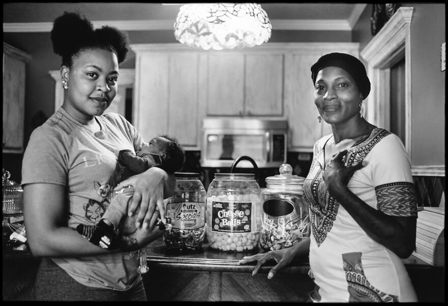 Rochelle With Daughter And Grandson