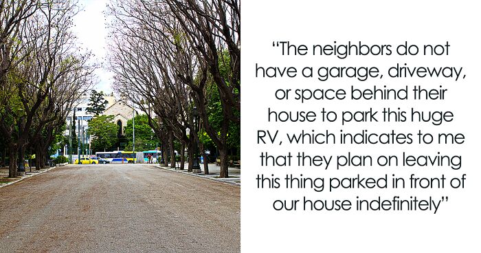 Woman Is Out Of Options After Huge RV Keeps Standing Parked In Front Of Her Home