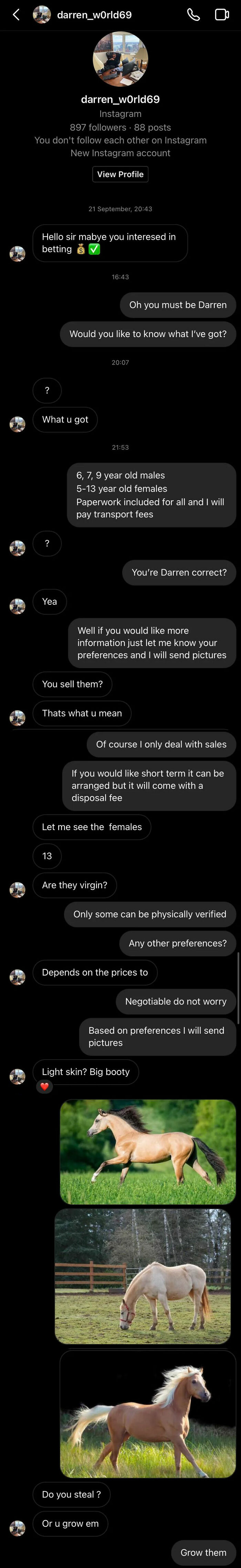 Scammer Dips His Toe Into Human Trafficking