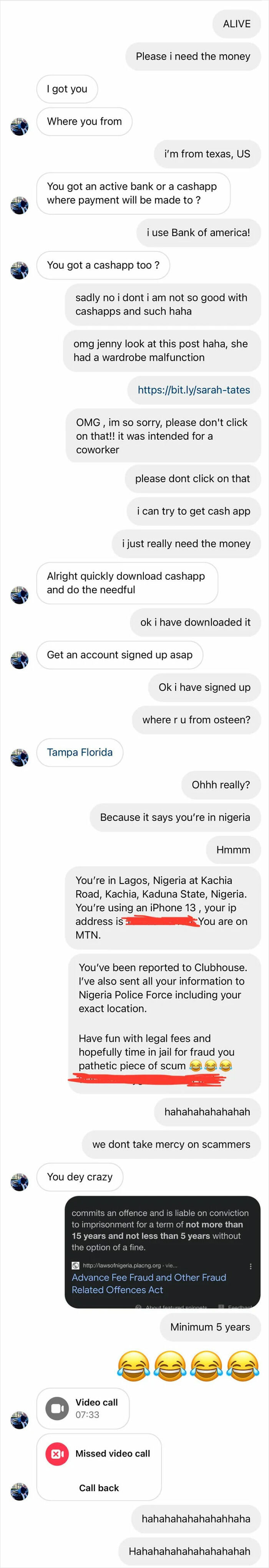 Tricked A Scammer Into Doxxing Himself