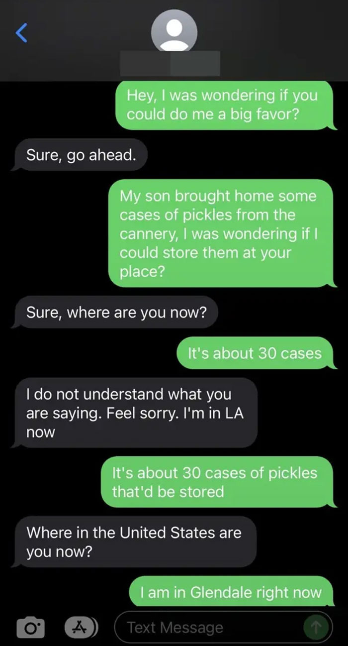 The Person Who Had One Request For A Scammer