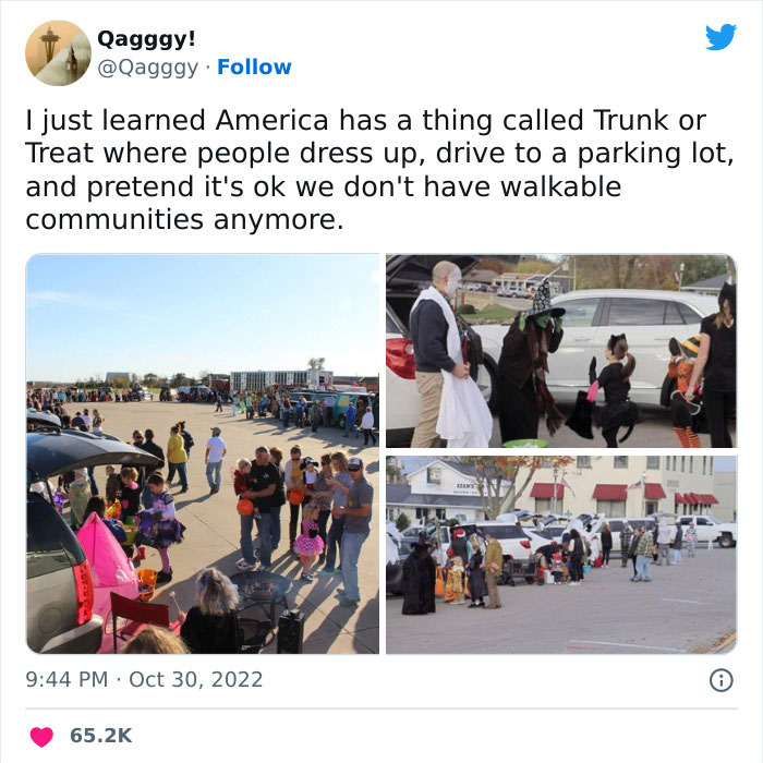 Is "Trunk Or Treat" Real And Because Of Non-Walkable Communities?