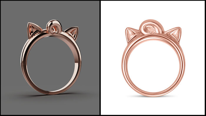 Render(Left) vs. Real (Right)