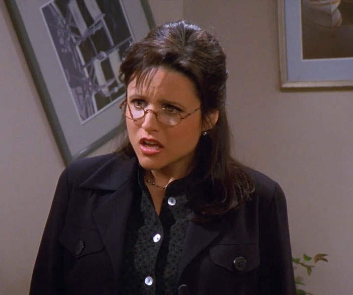 Elaine wearing black jacket