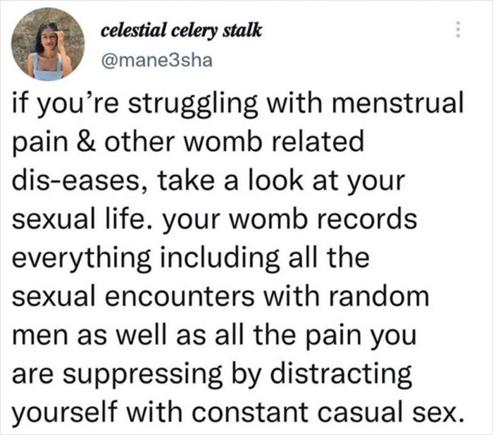 “Your Womb Records Your Sex Life”