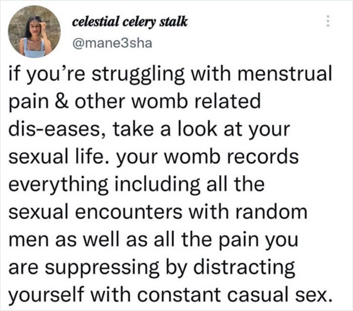 “Your Womb Records Your Sex Life”