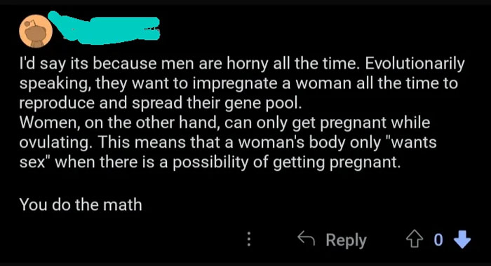 "Women Are Only Horny When Ovulating"
