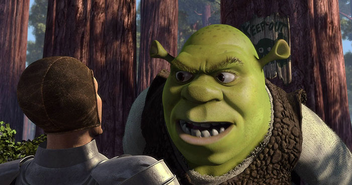 Shrek and soldier