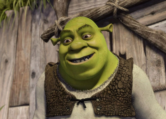Shrek smiling
