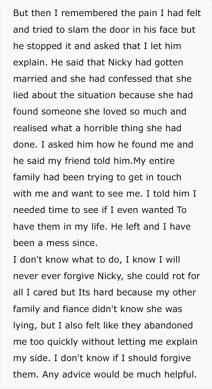 “I Was Homeless And Single In Less Than A Day”: Lies Ruin Woman’s Life Until Sister Comes Clean “I Was Homeless And Single In Less Than A Day”: Lies Ruin Woman’s Life Until Sister Comes Clean