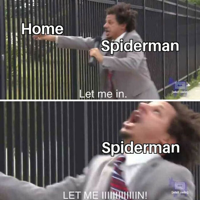 funny spiderman movie meme