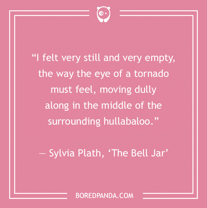 Sylvia Plath quote on introspection