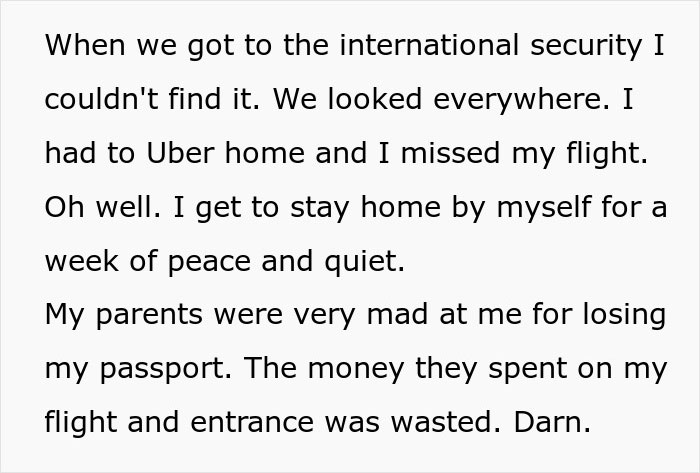 Teenager Hides Passport In Her Sock When She Realizes She Will Have To Babysit During The Trip Teenager Hides Passport In Her Sock When She Realizes She Will Have To Babysit During The Trip
