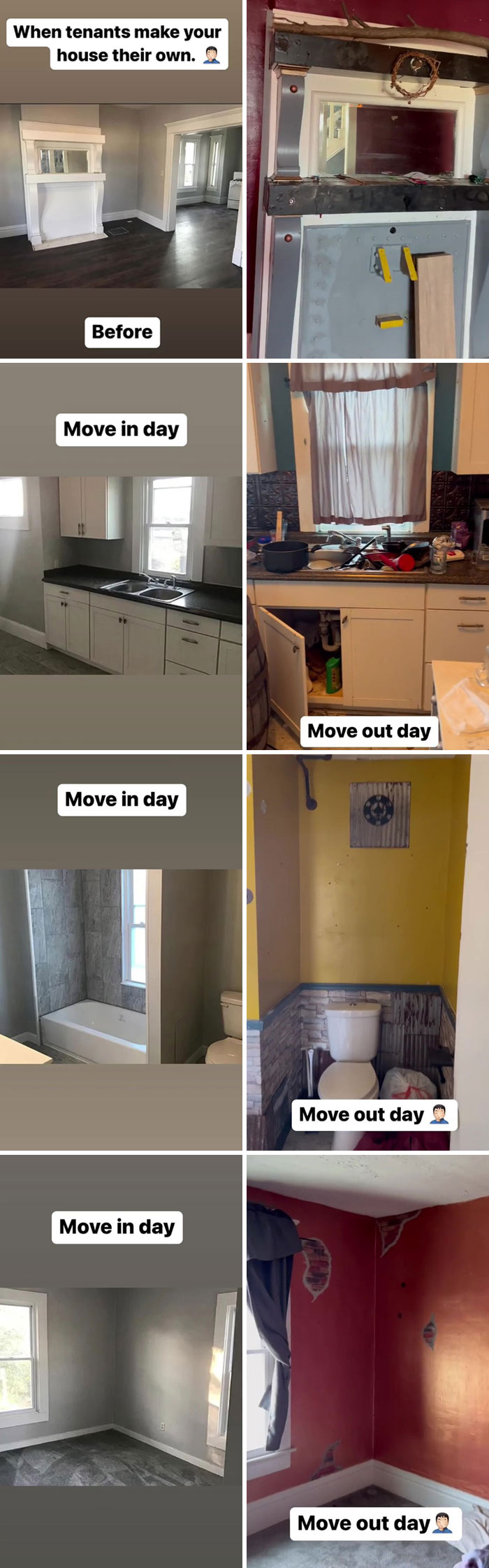 It Turned Out That The Tenants Made Some Incredibly Tasteless Yet DIY-Enthusiastic ‘Renovations’