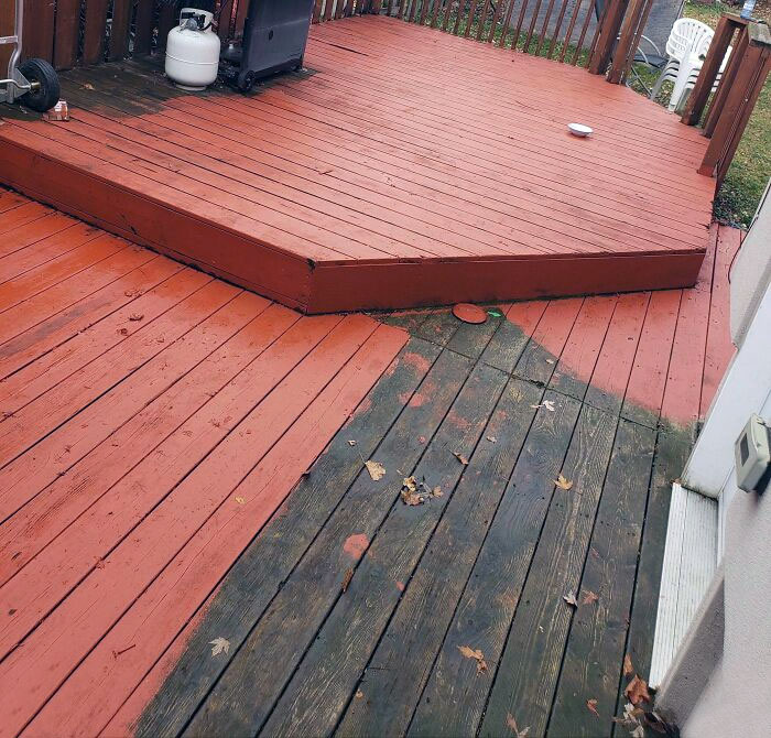 Landlord Special - Deck Painted. End Of November In Ontario