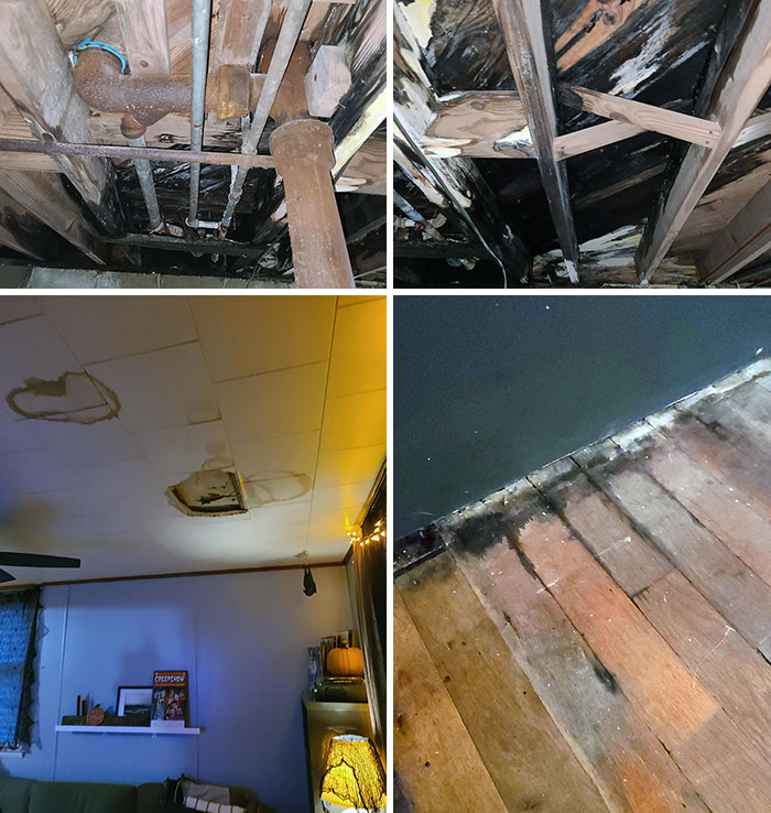 Landlord Won't Fix Ceiling Or Floor