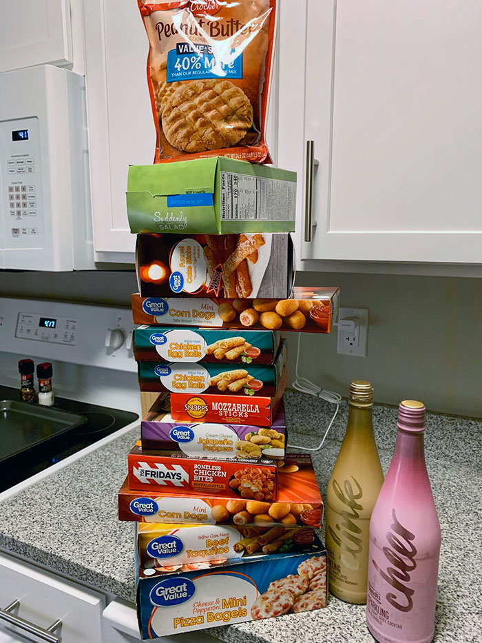 My Roommate And I Bought A Lot Of Snacks For Our New Year's Eve Party And Nobody Showed Up