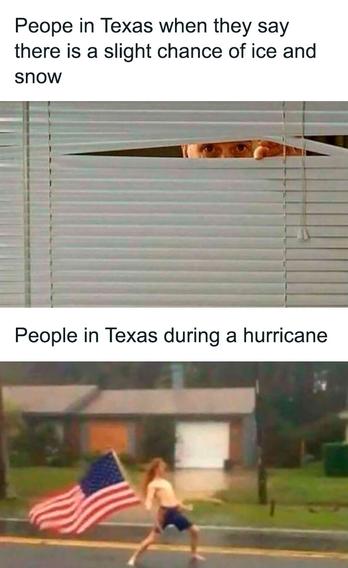 Texas Weather meme 