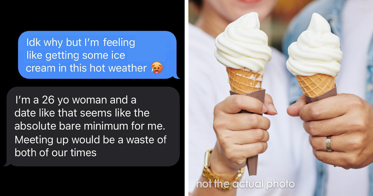 "Absolute Bare Minimum": Woman Turns Down Ice-Cream Date, Causing A Debate Online - Vimarsana News