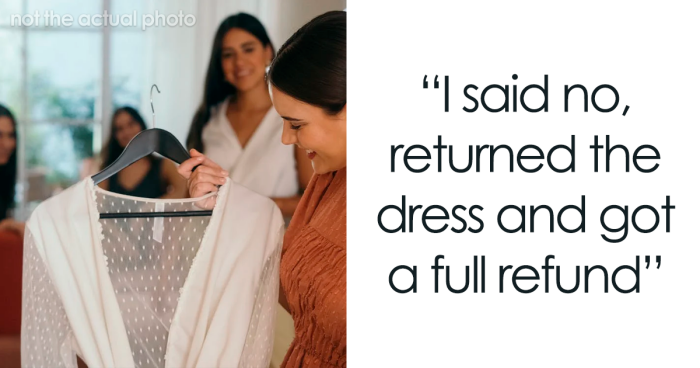 “Sarah Was Completely Appalled”: Bride Expects Ex-Bridesmaid To Just Give Away Her Dress