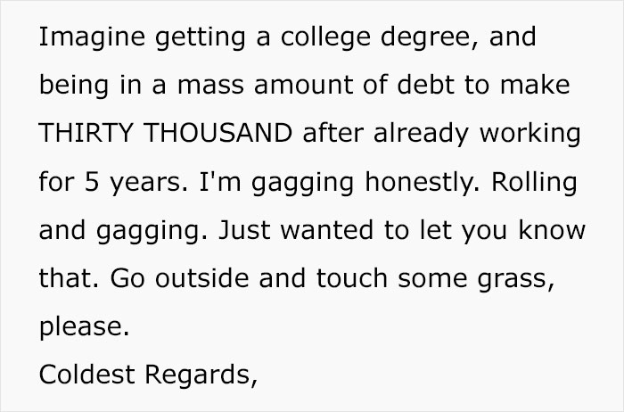 “Touch Some Grass, Please”: Job Applicant Hits Back At Insulting Job Offer With Cover Letter