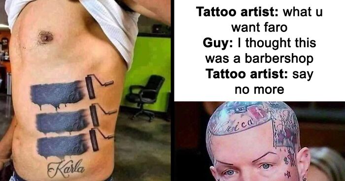 “Tattoo Fails”: 35 Times People Didn’t Even Realize How Much Their Tattoos Sucked