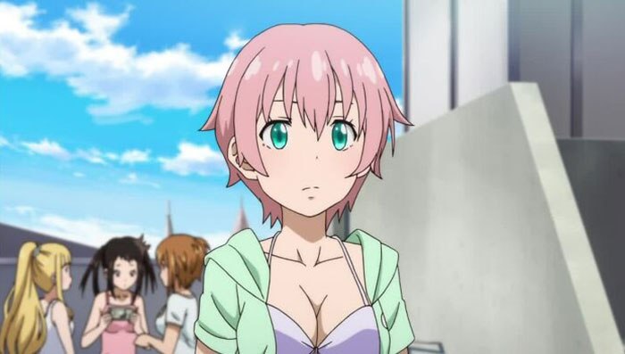 Crona looking from Soul Eater