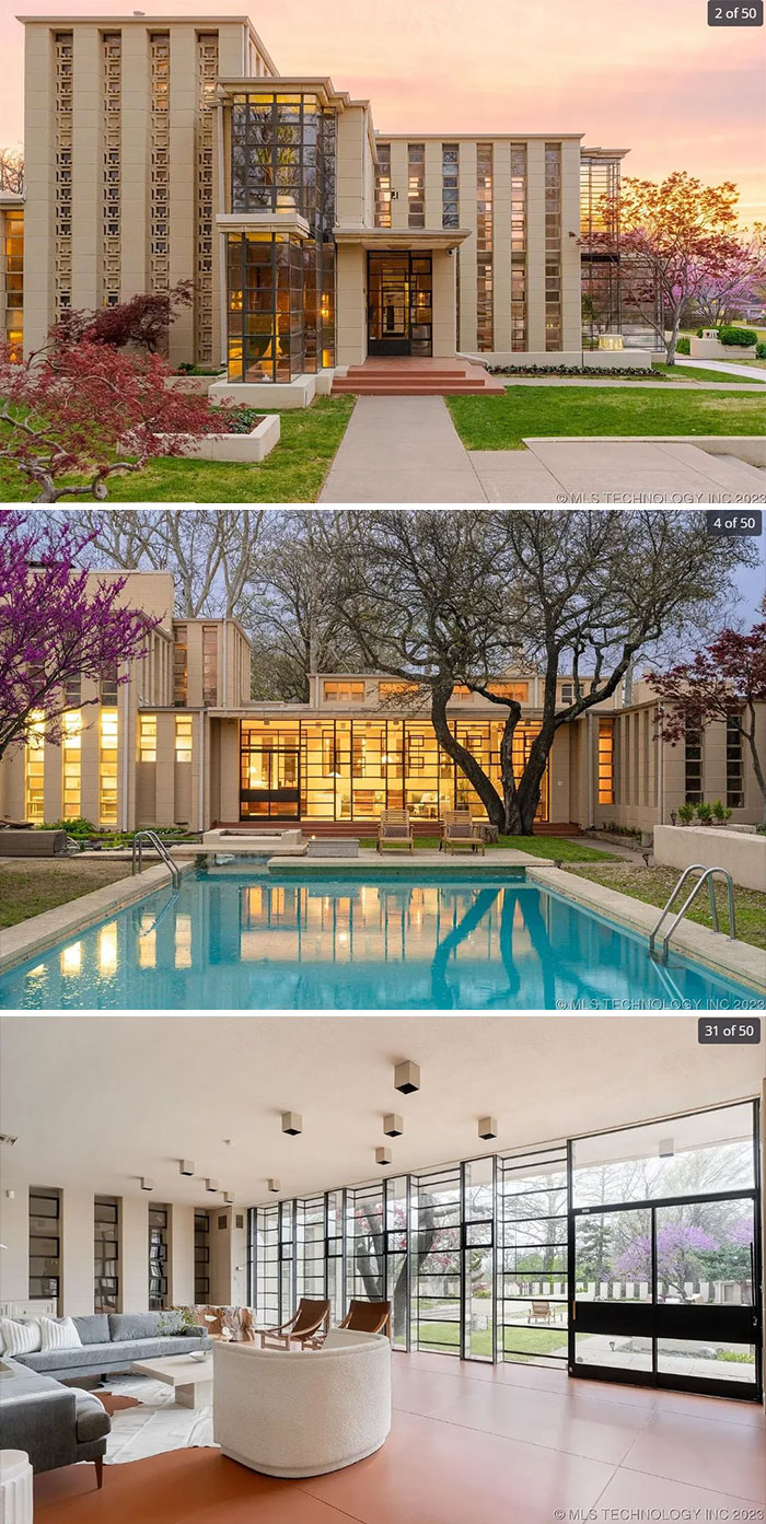 Built In 1929, Frank Lloyd Wright's "Westhope" Has Hit The Market At $8m