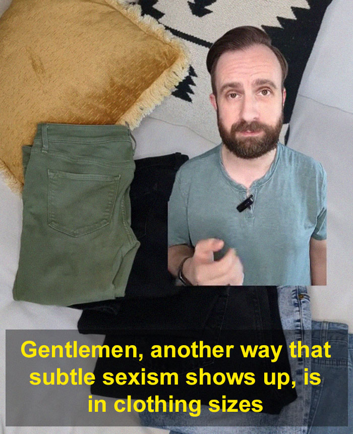 “Subtle Sexism”: Guy Compares His And His Fiancée’s Pants To Prove A Point “Subtle Sexism”: Guy Compares His And His Fiancée’s Pants To Prove A Point